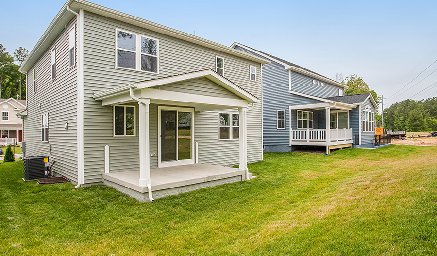 Rear Exterior of the Pearl floor plan