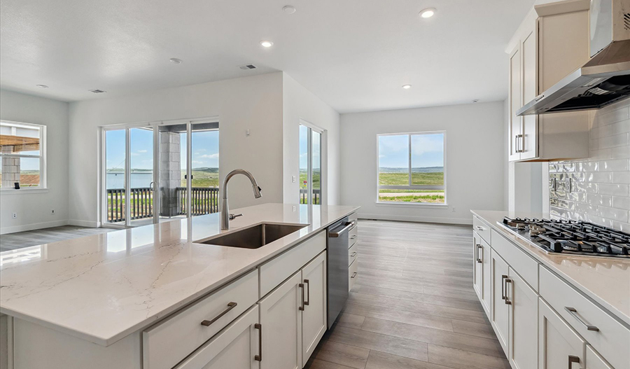 Kitchen of the Nottingham floor plan