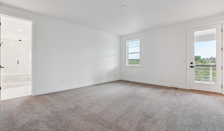 Bedroom of the Ouray floor plan