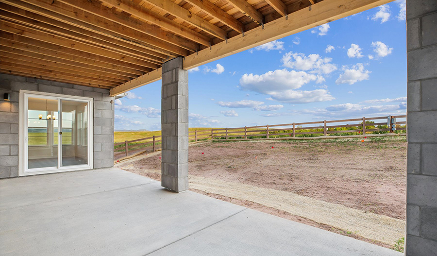 Walkout of the Ouray floor plan