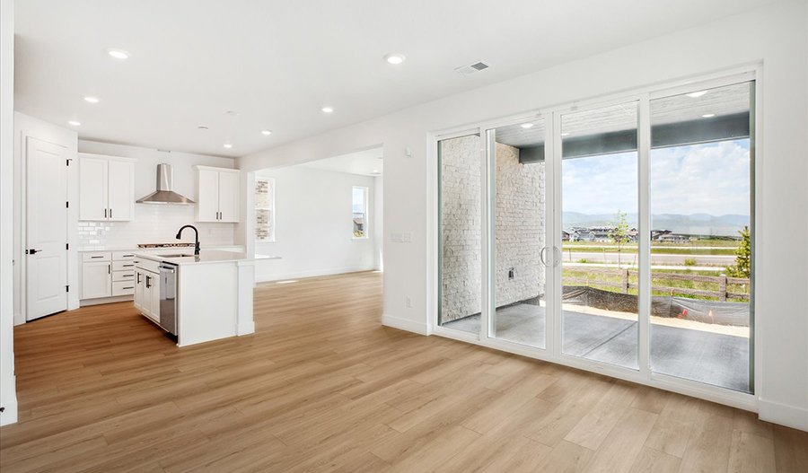 Great Room and Kitchen of the Julien floor plan
