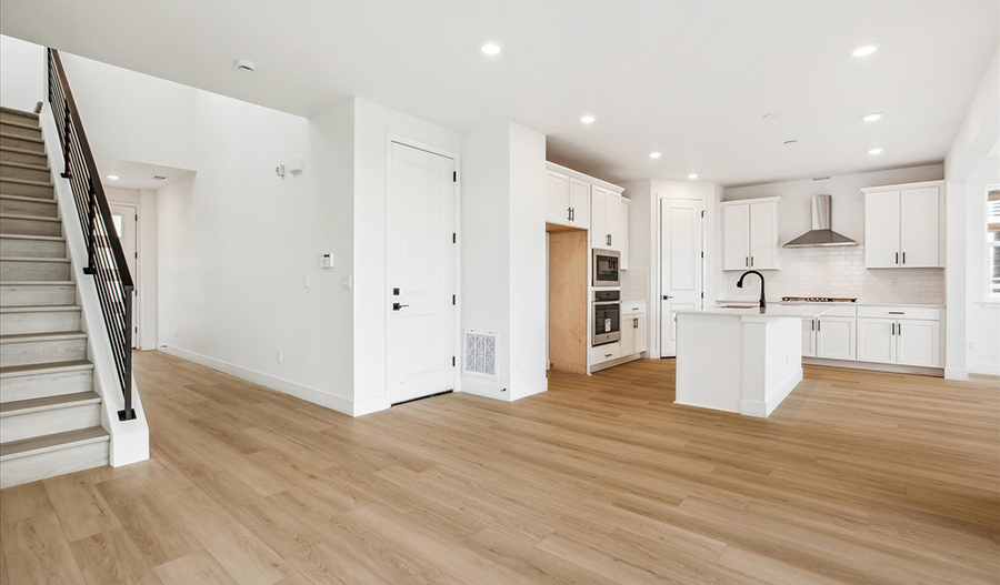Great Room and Kitchen of the Julien floor plan