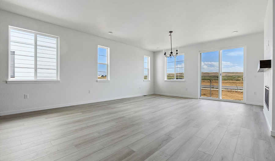 Great Room of the Arlington floor plan