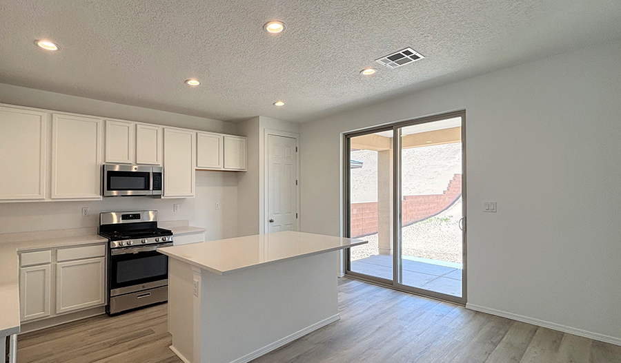 Kitchen of the Juniper floor plan