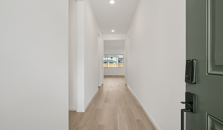 Entry of the Decker floor plan