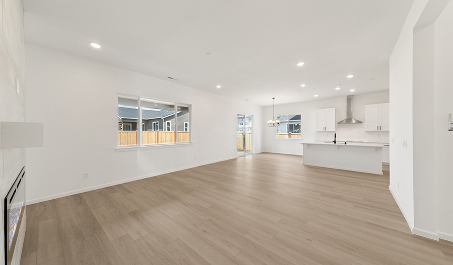 Great Room of the Decker floor plan