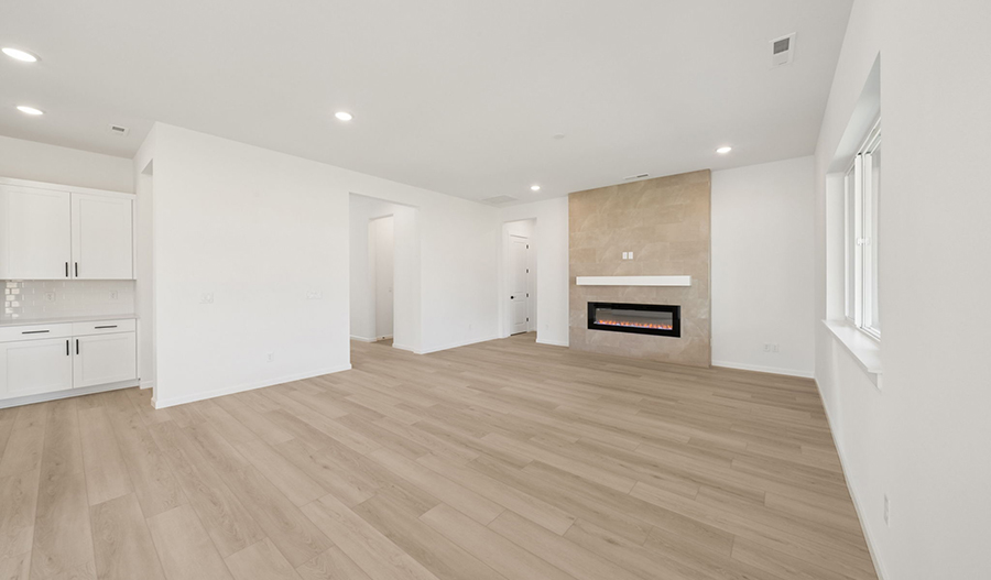 Great Room of the Decker floor plan