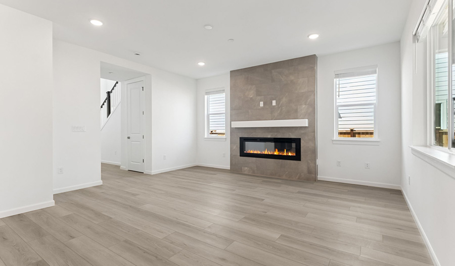 Great Room of the Lowell floor plan