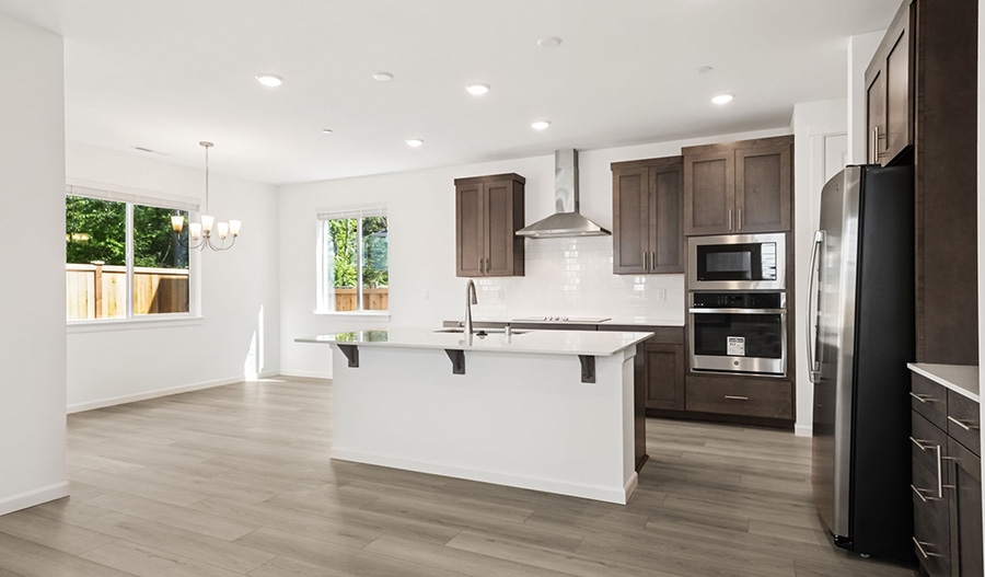Kitchen of the Lowell floor plan