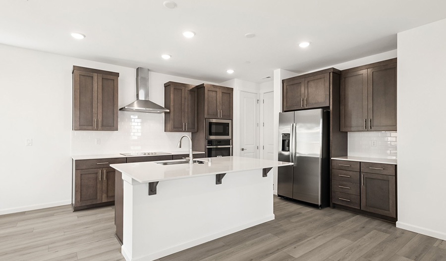 Kitchen of the Lowell floor plan