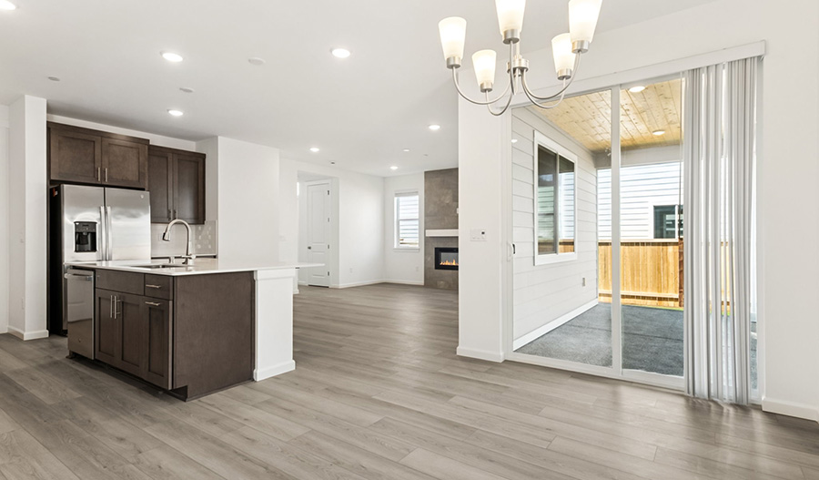 Dining of the Lowell floor plan