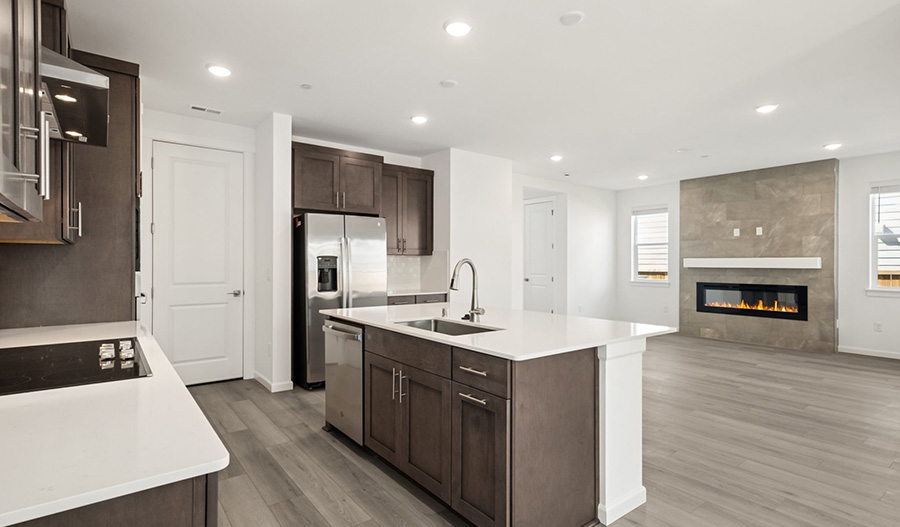 Kitchen of the Lowell floor plan