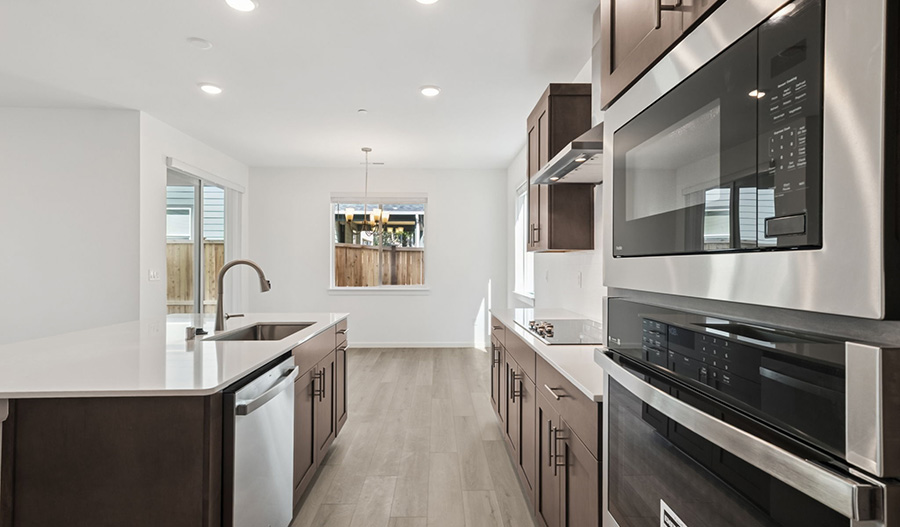 Kitchen of the Lowell floor plan