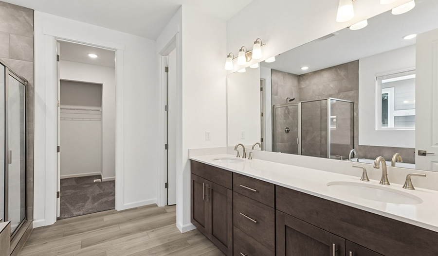 Bathroom of the Lowell floor plan