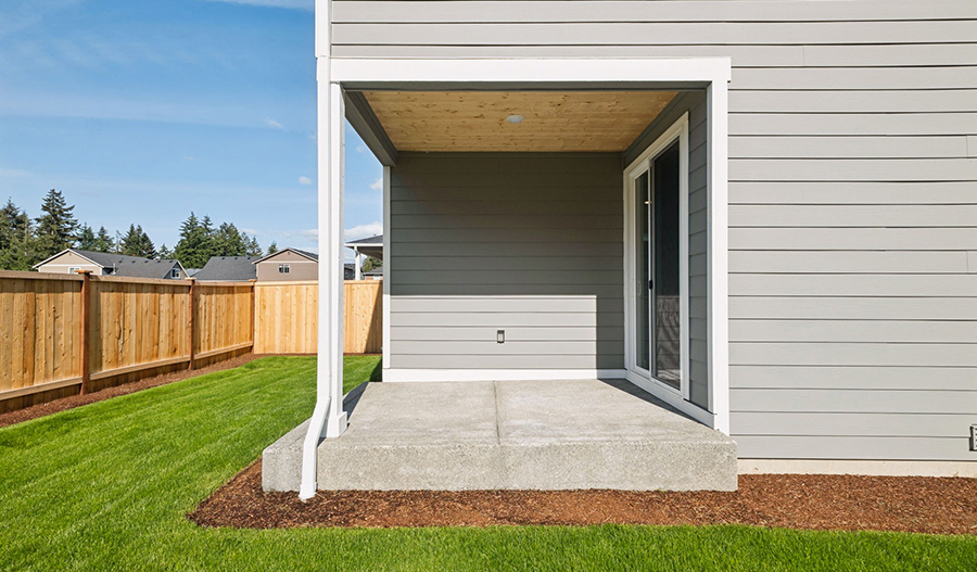 Rear Exterior of the Vance floor plan