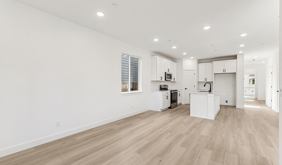 Great Room of the Vance floor plan