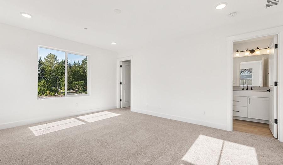 Bedroom of the Vance floor plan