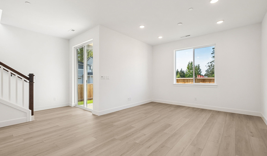 Great Room of the Vance floor plan