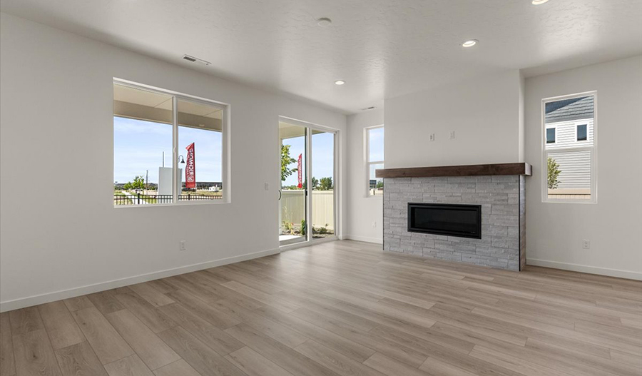 Great Room of the Ironwood floor plan