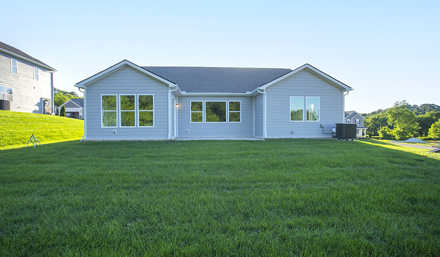 Rear Exterior of the Decker floor plan