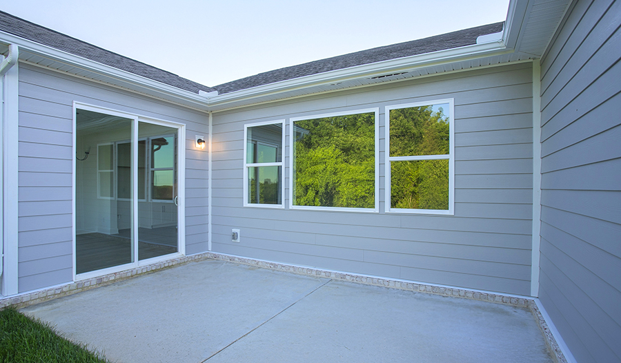 Rear Exterior of the Decker floor plan