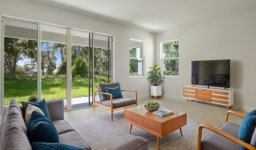 Great Room of the Pewter floor plan