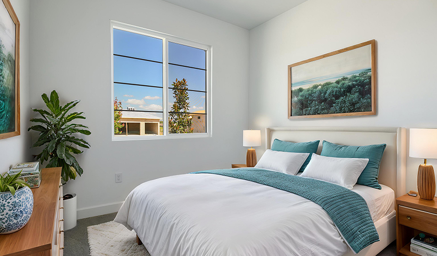 Bedroom of the Pewter floor plan