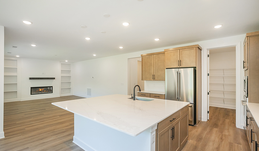 Kitchen of the Sage floor plan