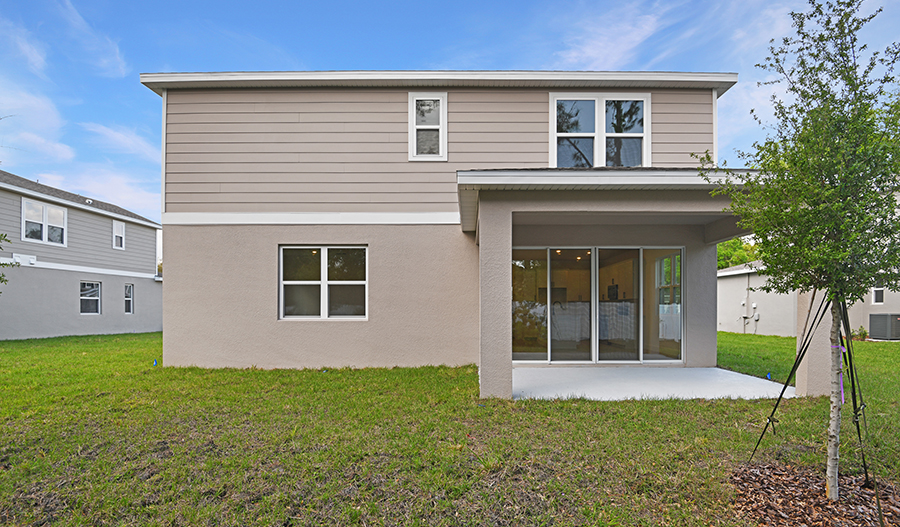 Rear Exterior of the Moonstone floor plan