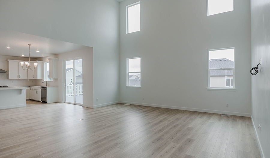 Great Room of the Jessica floor plan