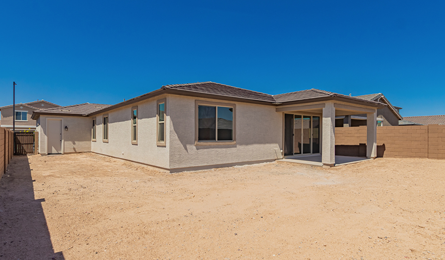 Rear Exterior of the Sapphire floor plan