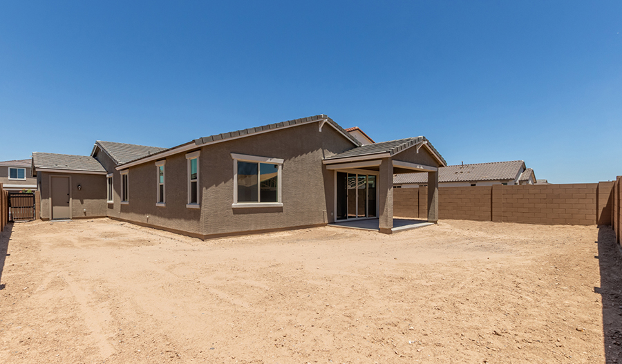 Rear Exterior of the Sapphire floor plan