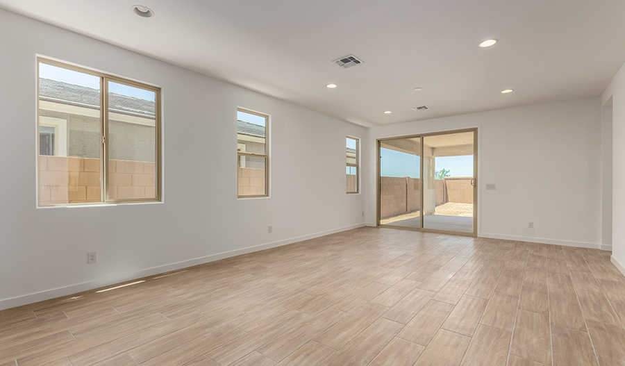 Great Room of the Sunstone floor plan