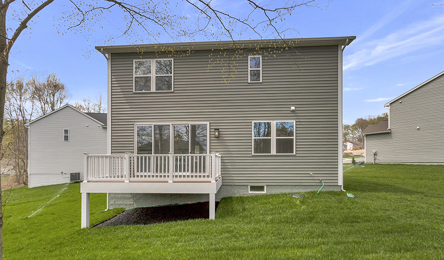Rear Exterior of the Pearl floor plan