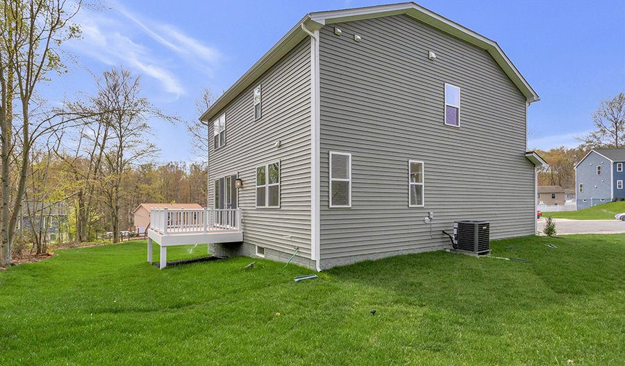 Rear Exterior of the Pearl floor plan