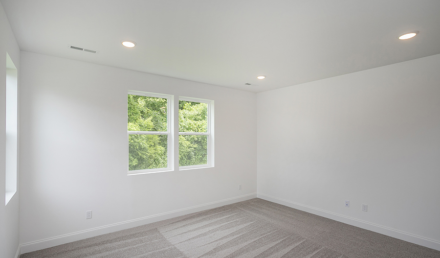 bedroom of the Decker floor plan