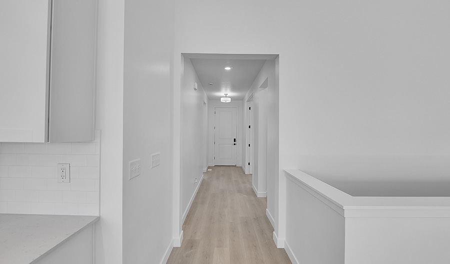Hallway of the Helena floor plan