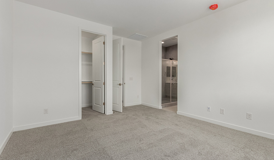 Bedroom of the Sunstone floor plan