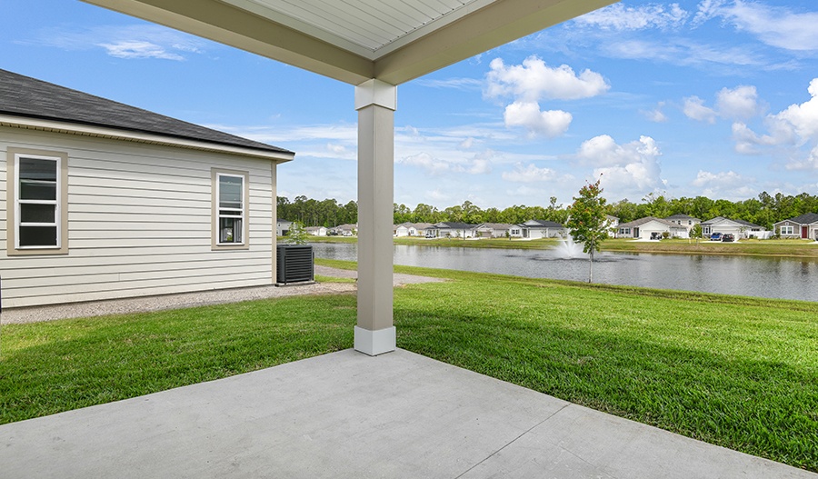 Rear Exterior of the Palm floor plan