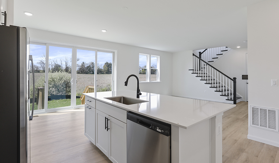 Kitchen of the Coral floor plan