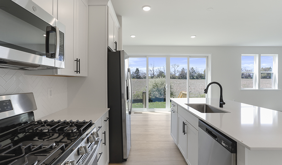 Kitchen of the Coral floor plan