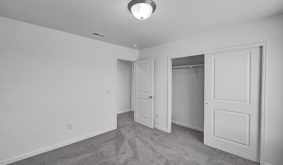Bedroom of the Bedford floor plan