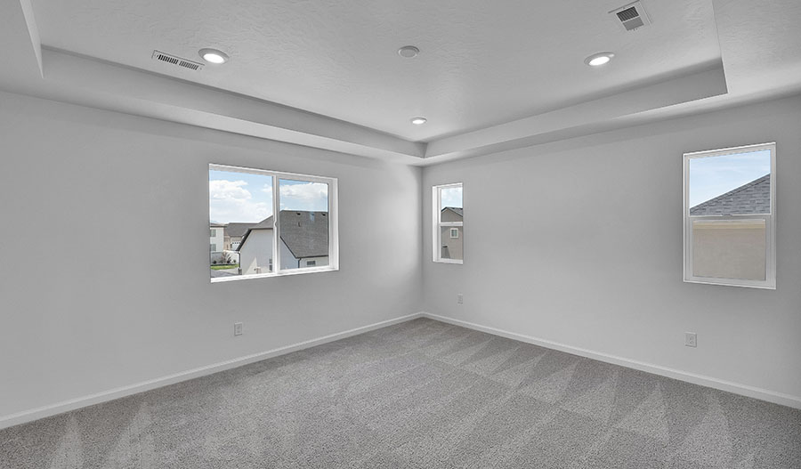 Bedroom of the Bedford floor plan