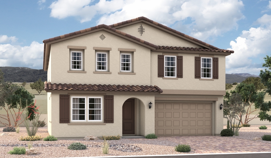 Elevation A of the Tourmaline floor plan