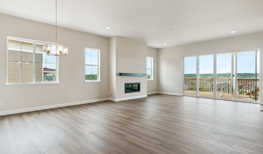 Great Room of the Powell floor plan