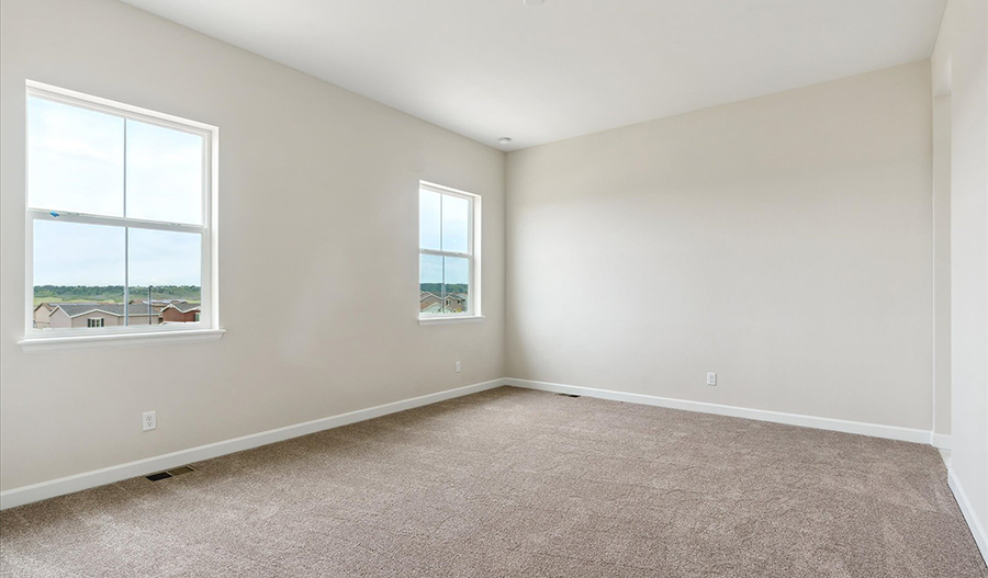 Bedroom of the Powell floor plan