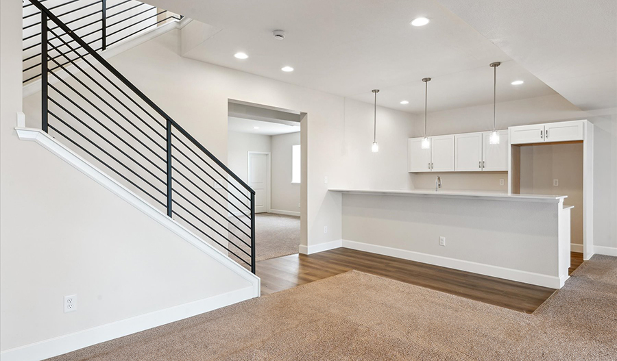 Basement of the Powell floor plan