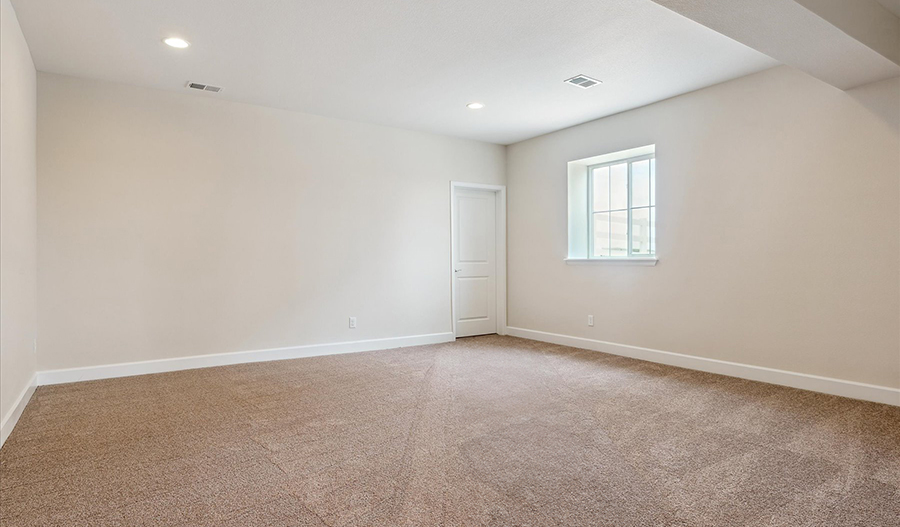 Basement of the Powell floor plan