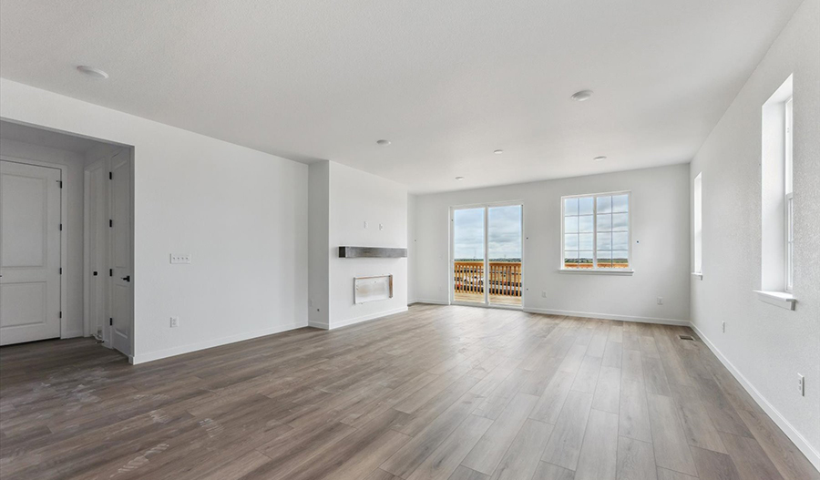 Great Room of the Arlington floor plan