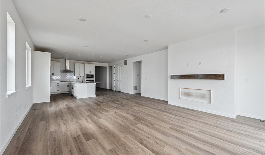 Great Room of the Arlington floor plan